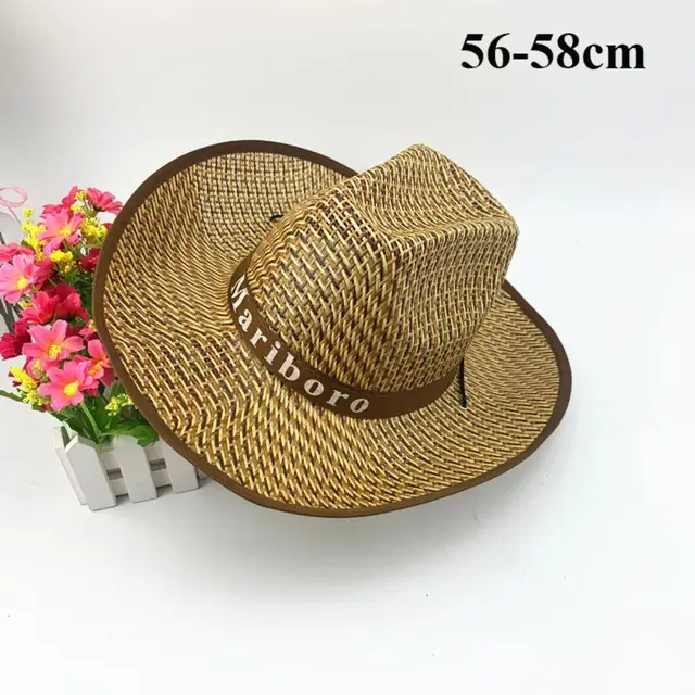 Mode UV Natuurlijke Zonnescherm Panama Nieuwe 5 Stijlen Heren Dames Zonbescherming Western Cowboyhoed Zomermode_voghion.com