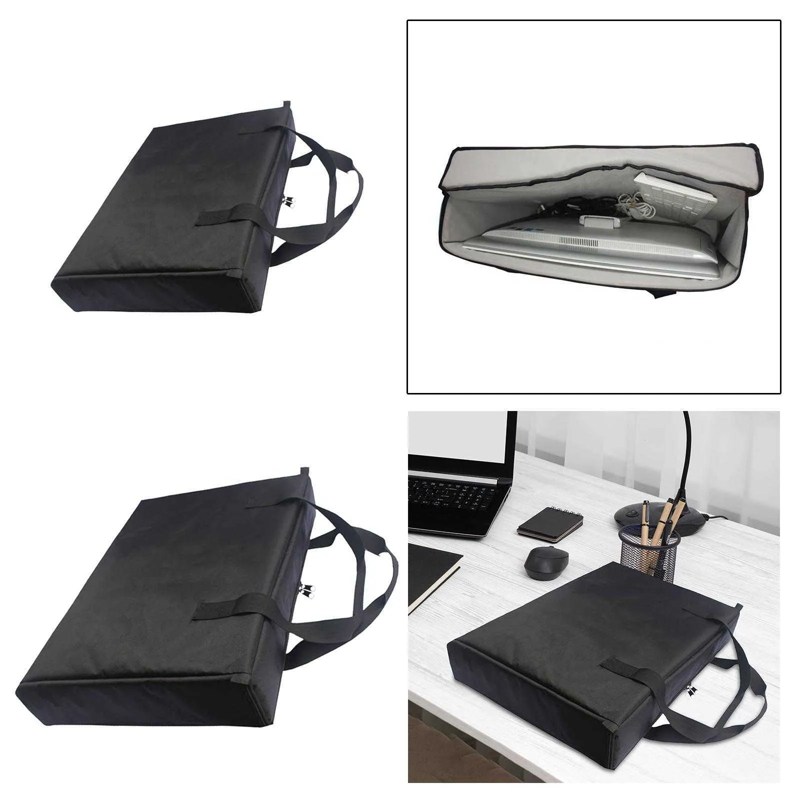 Custodia per monitor resistente all'usura schermo LCD trasporto Oxford panno ispessito borsa da viaggio strumento Ba241107_voghion.com