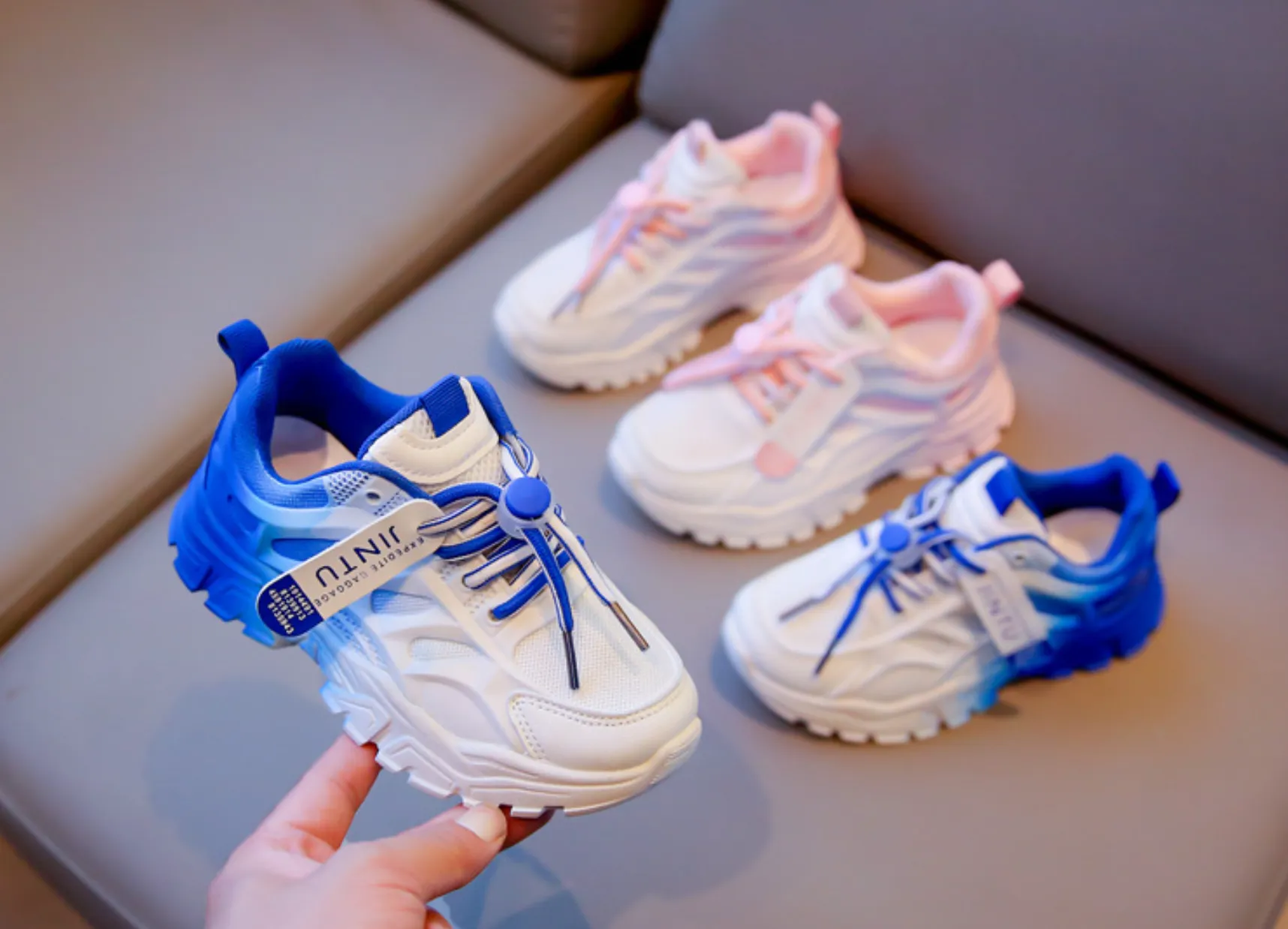 Lapsed Poiss Tüdruk Võrgust Hingavad Vabaaja Jooksujalatsid Cutefeet Laste Väikelapse Õues Pehme Taldadega Korvpall_voghion.com