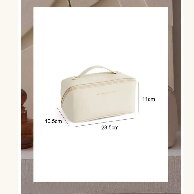 Kosmetiktasche für Make-up und Reisen, Hautpflegeproduktbox, Aufbewahrungsbox für Toilettenartikel_voghion.com