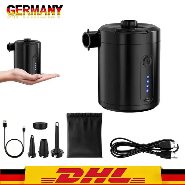 Elektrische Luftpumpe Mit Akku Für Schlauchboote Und Matratzen_voghion.com