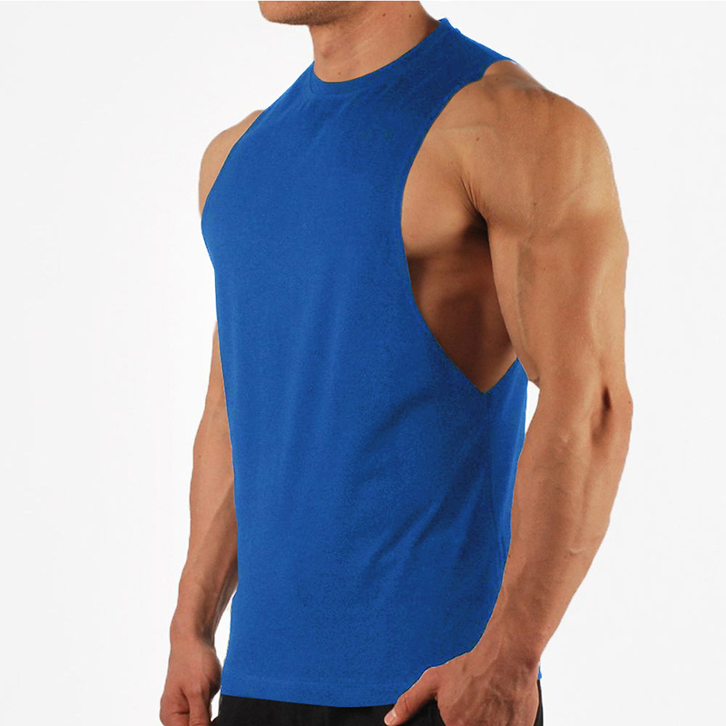 Gilet de sport fitness, camisole, fitness musculaire homme, coupe ample, course décontractée, entraînement de basket-ball, sans manches_voghion.com