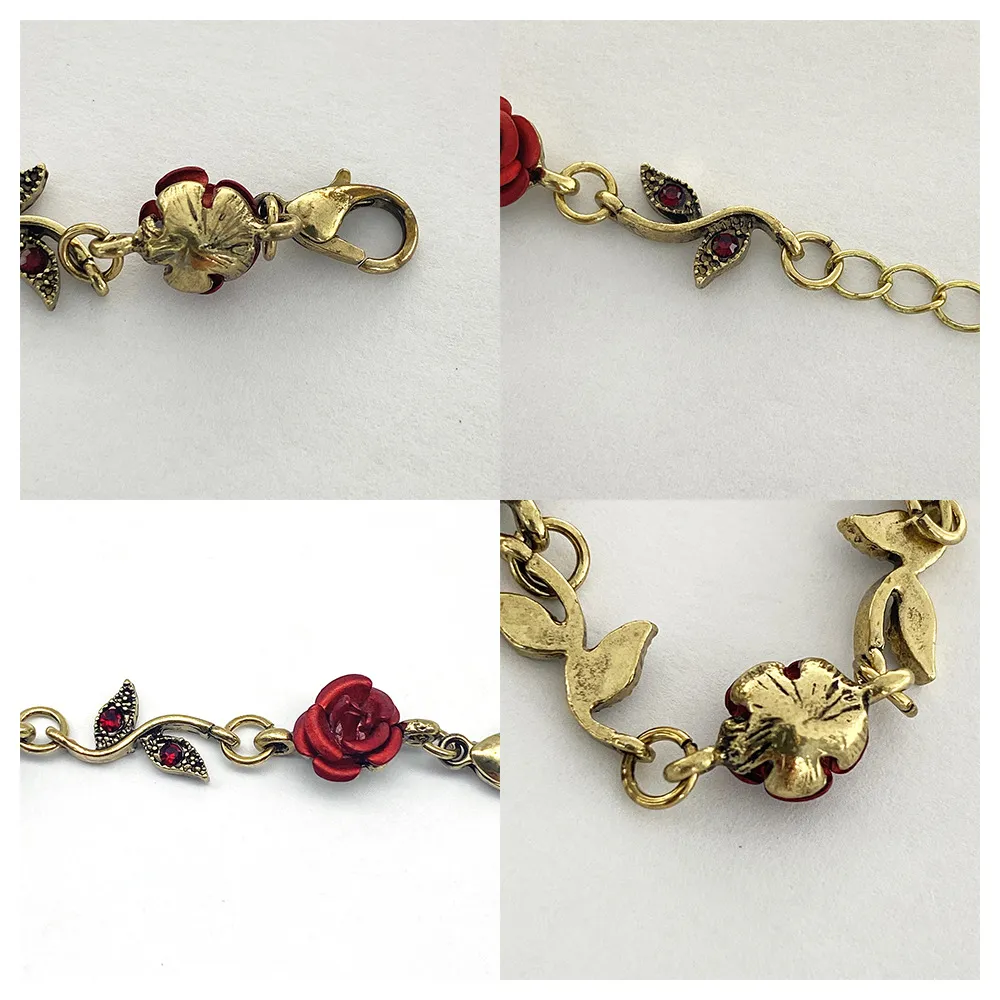 k Armbänder Frauen Mädchen Rose Wer Charm Armband Vintage Temperament Valentinstag Geschenk_voghion.com