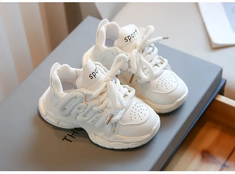 2023 New Girls Sports Simple Spring And Autumn Boys Rose Pink Cute Childrens Shoes Direct Transport Anti Slip 240912_voghion.com