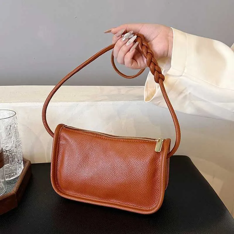 100 % echtes Rindsleder aus echtem Leder Sac Mode Frauen Umhängetaschen für Damen Neue Schultertasche mit hoher Kapazität Handtasche_voghion.com