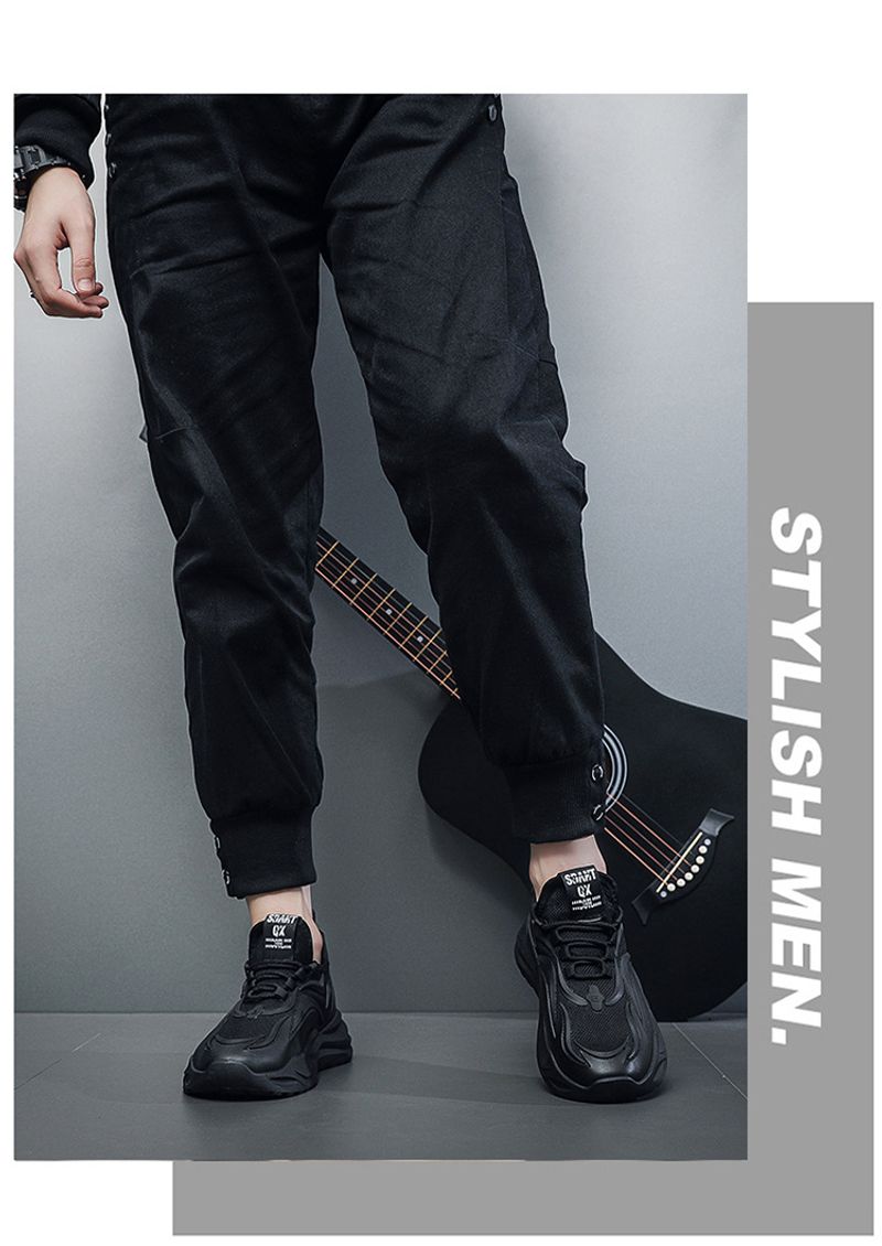 Trendy Men Sports Running Fashion Outdoor Summer Men's Mesh Breathable Sneakers Casual Comfortable Shoes_voghion.com