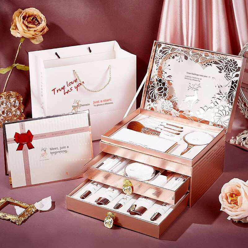Schönheit & Hautpflege 20-teiliges Set Tanabata Valentinstag Weihnachts-Make-up-Geschenkset_voghion.com