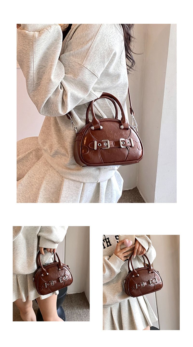 Modische Bowlingtasche zum Miehmen für Damen im Sommer 2024, neue, einfache und vielseitige Umhän,_voghion.com