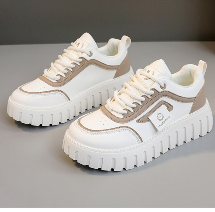 Baskets décontractées pour femme bout rond color blocking_voghion.com