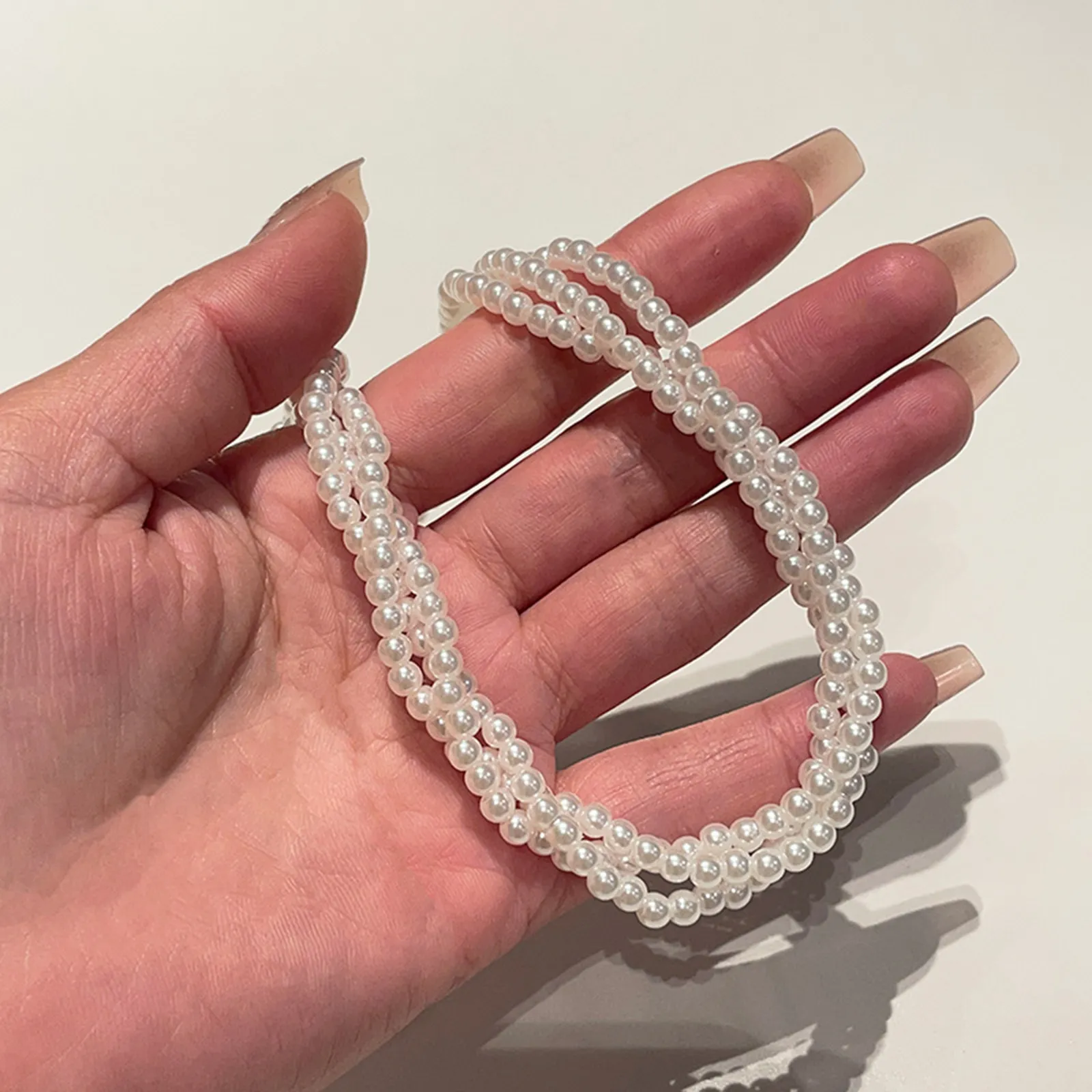Ketten Temperament Braut Zarte Perlenkette Lichtbeständig Hypoallergen Modeschmuck Für Tägliche Dati_voghion.com