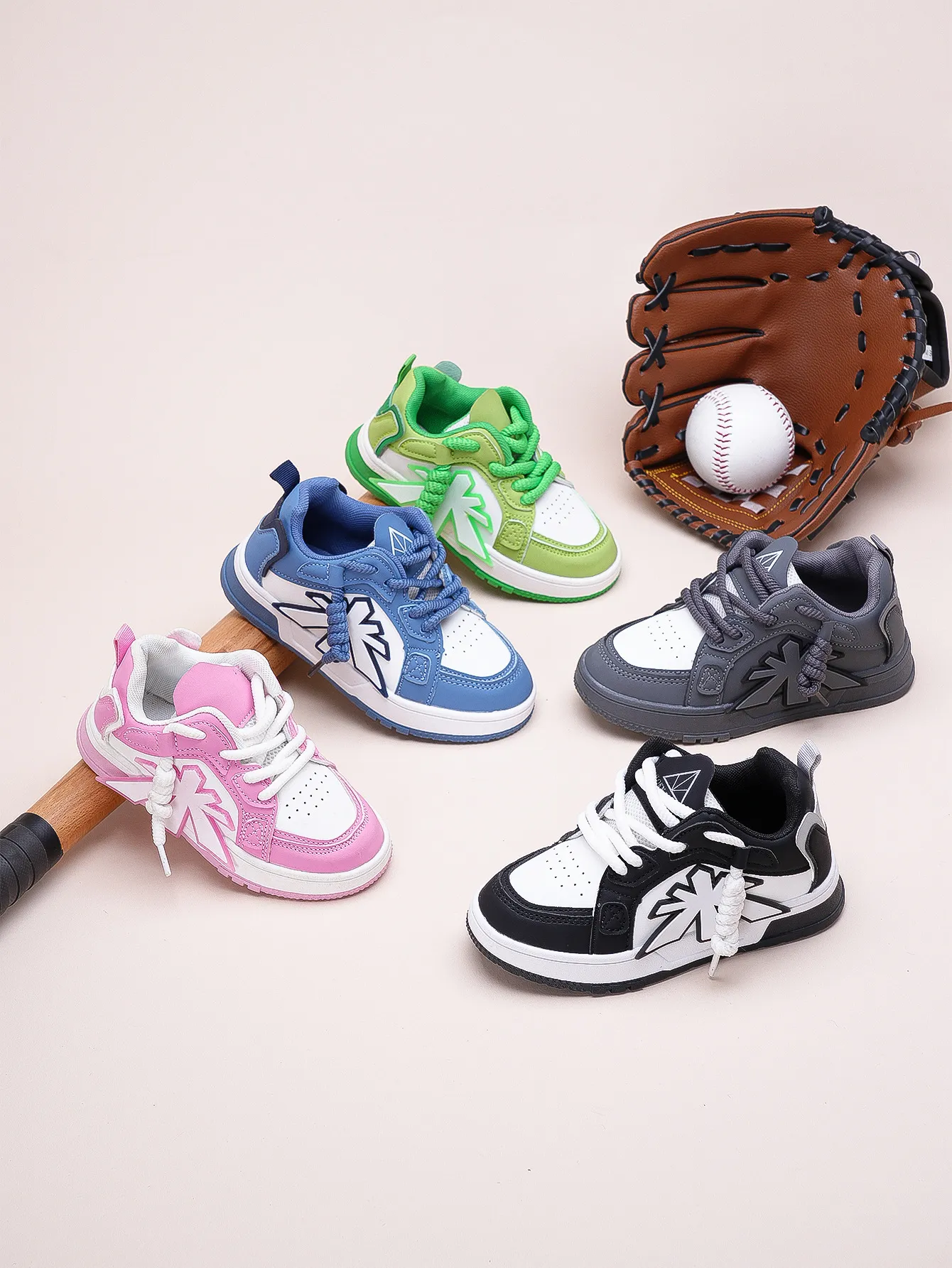 Kids Casual Sneakers Spring Outdoor Sports Running Platform Fashion Cutefeet Girl Boy Toddler Skateboard Leather Ankle_desvips.com