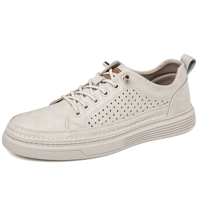 Abnkarwin Homens Couro Casual Sapatos Baixos Clássico Moda Primavera Verão Outono Inverno Tamanho Grande 47 240702_voghion.com