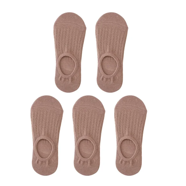 5 pares de calcetines invisibles de malla para mujer, de verano, de silicona, antideslizantes, hasta el tobillo, de corte bajo, transpirables_voghion.com