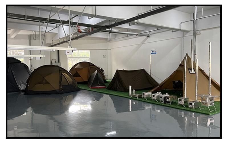 Camping în aer liber 15D cu o singură față din silicon pentru două persoane, ultra-ușor, plus perdea de cer, cort piramidal două în unu_voghion.com