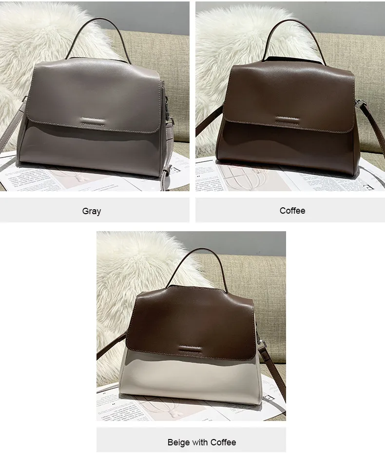 Neue echte Lederschulter 2023 Hohe Qualität Casual Totes Damen Menger Bag Handtaschen Frauen Taschen Designer 67DL #_voghion.com