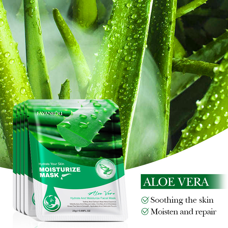 All English FAYANKOU Aloe Maschera viso idratante_voghion.com