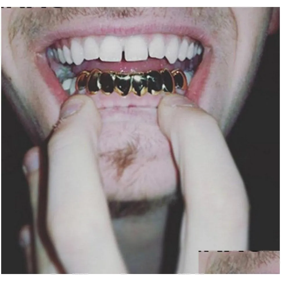 Goldzahnspangen Punk Hip Hop Mticolor Dia Benutzerdefinierte Bottom Grillz Dental Mund Fang Grills Zahnkappe VA DHGPQ_voghion.com