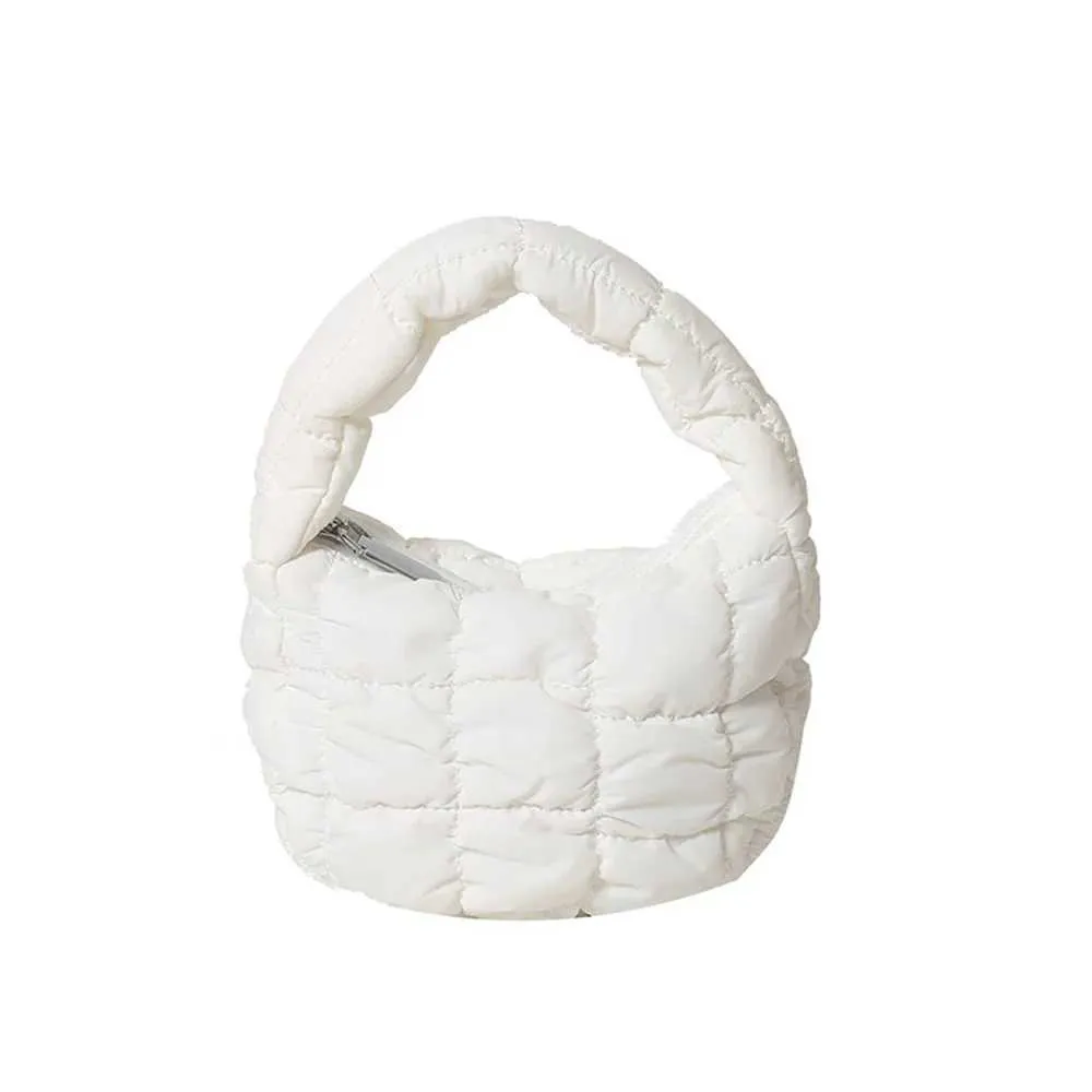 Quilted Shoulder Bag For Women Puffy Dumpling Handbag Fashion_voghion.com
