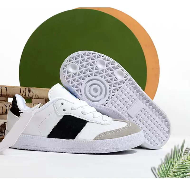 Designer Barnesko Småbarn Sneakers Merke Trenere Baby Gutt Jente Sportssko Barn Ungdom Spedbarn Grønn Blå Svart_voghion.com