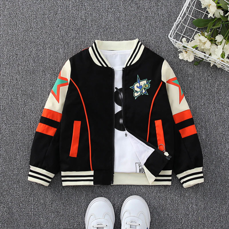 Boys' coats, spring and autumn style, baby spring clothes, 2023 new trendy big children's spring thin children's windbreakers short clothes_voghion.com