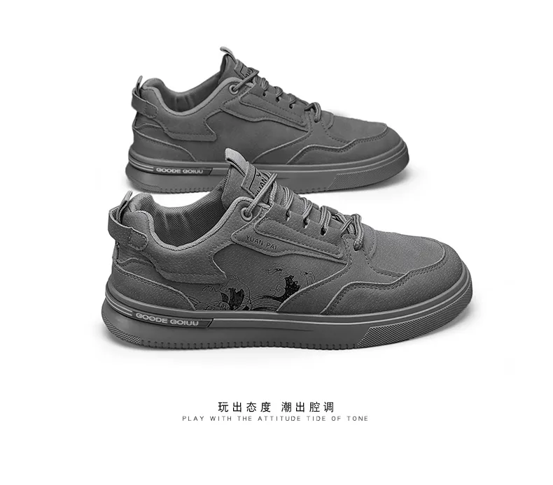 CYYTL Herrenschuhe Casual Sneakers Leder Plattform Modedesigner Sport Outdoor Laufen Arbeit Sicherheit Tennis Männliche Halbschuhe_voghion.com