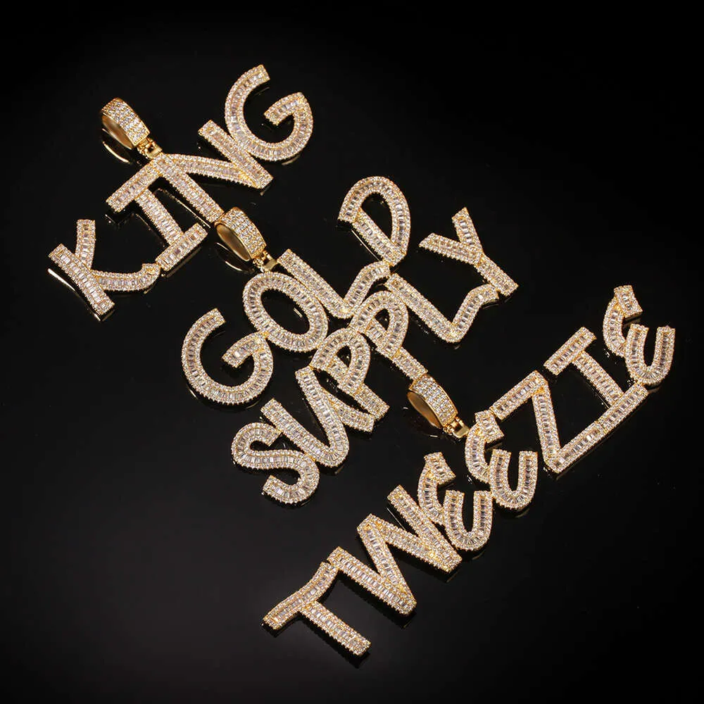 DIY Designer Hip Hop Letter Necklace Fashionable Dia Inlaid Ddiigital Splicing Sweater Chain Tcrendy Brand Unique_voghion.com