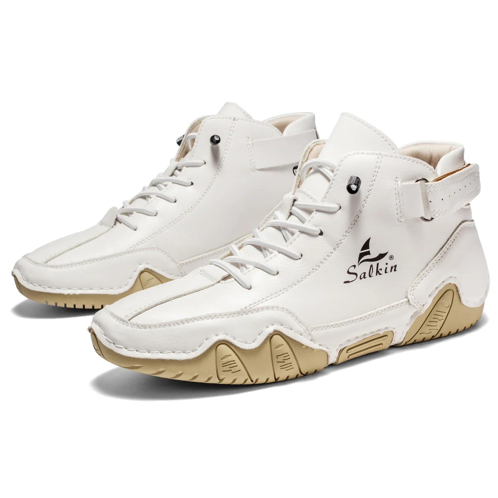 Nuovo 2024 Design fatto a mano Sneakers Uomo Outdoor Casual Pelle Uomo Scarpe Stivaletti Traspirante Vendita calda_voghion.com