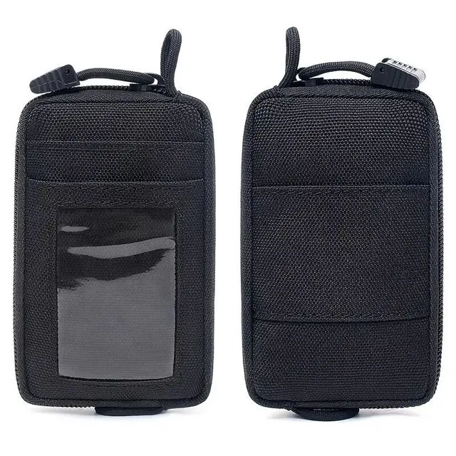 Portachiavi tattico, mini marsupio militare, borsa da tasca EDC, portamonete, porta carte d'identità, portachiavi per auto, marsupio._voghion.com