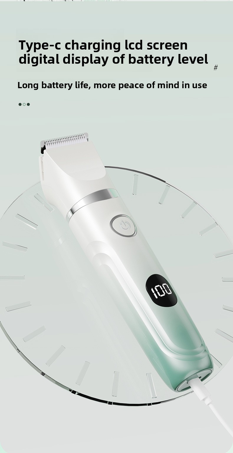 Women's 3-in-1 Electric Shaver - Digital Display Epilator For Intimate, Armpit & Leg Hair Trimming_voghion.com