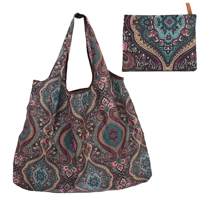 Multiple Styles Size Folding Shopping Bag Environmental Protection Large Capacity Lightweight And Portable Storage Bags_voghion.com