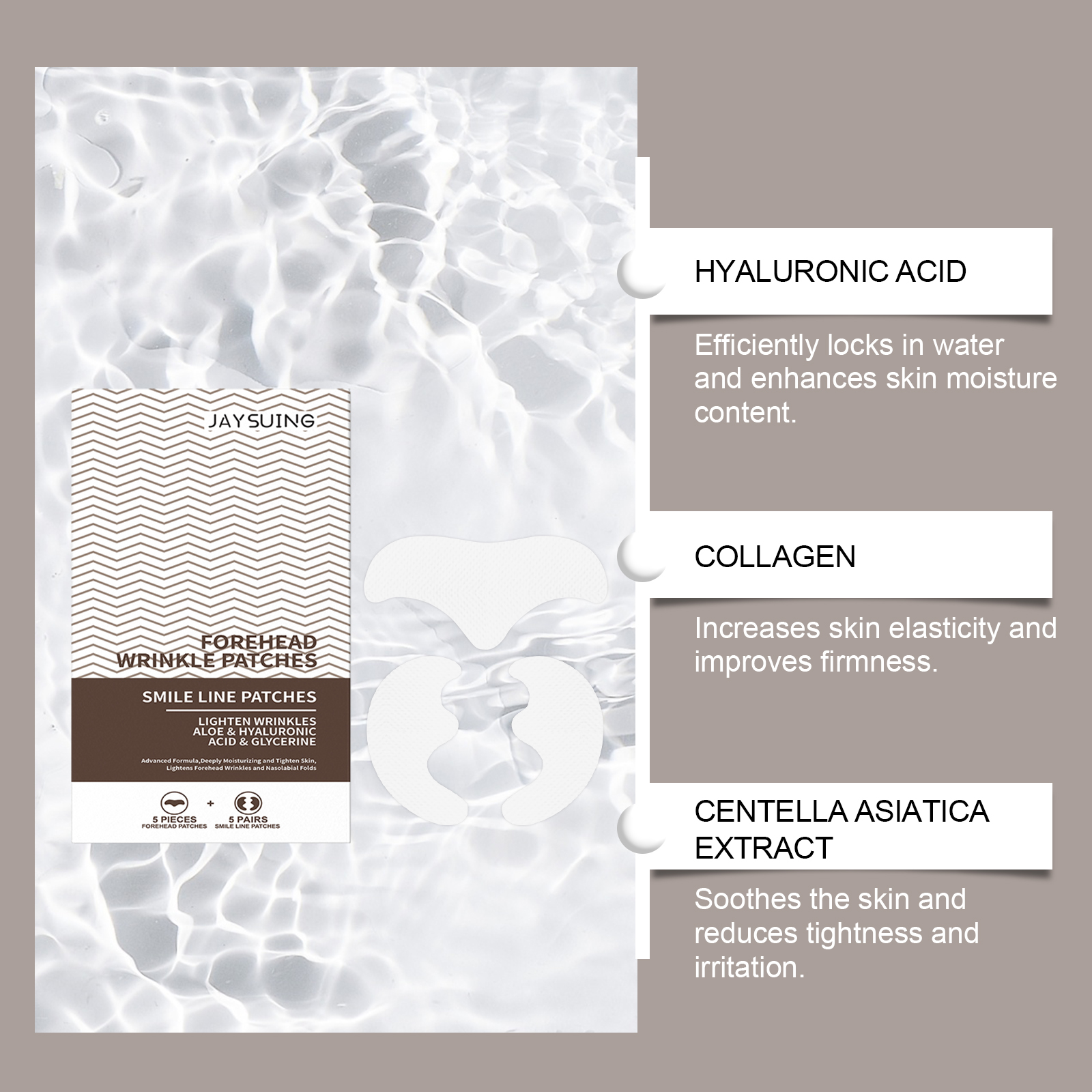 Jaysuing Forehead Smile Patch For Reducing Facial Wrinkles And Firming Skin Care Patch_voghion.com
