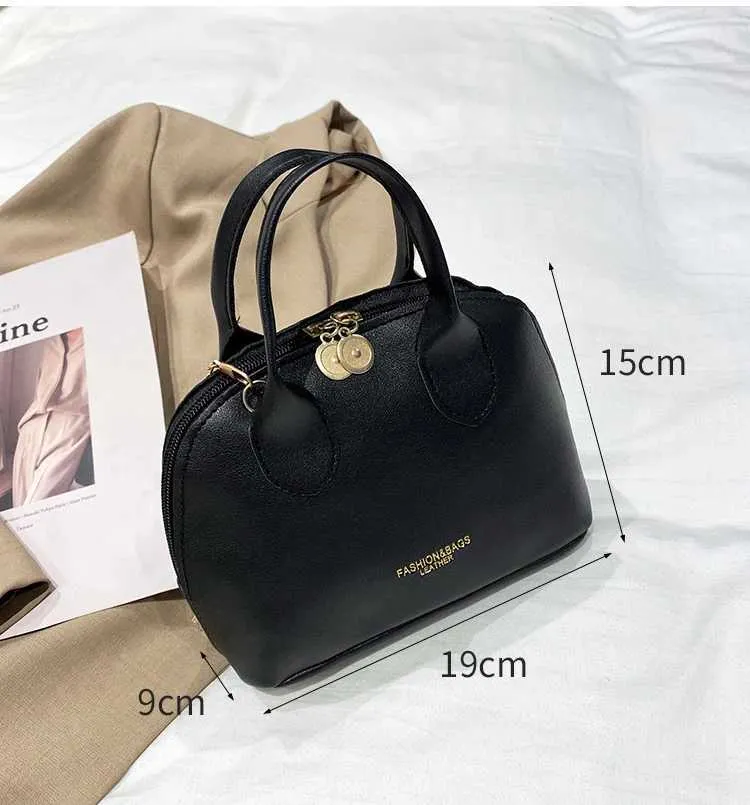 Mode Frauen Schulter Designer Shell Damen Handtasche große Kapazität Umhängetaschen Vintage PU Leder Totes_voghion.com
