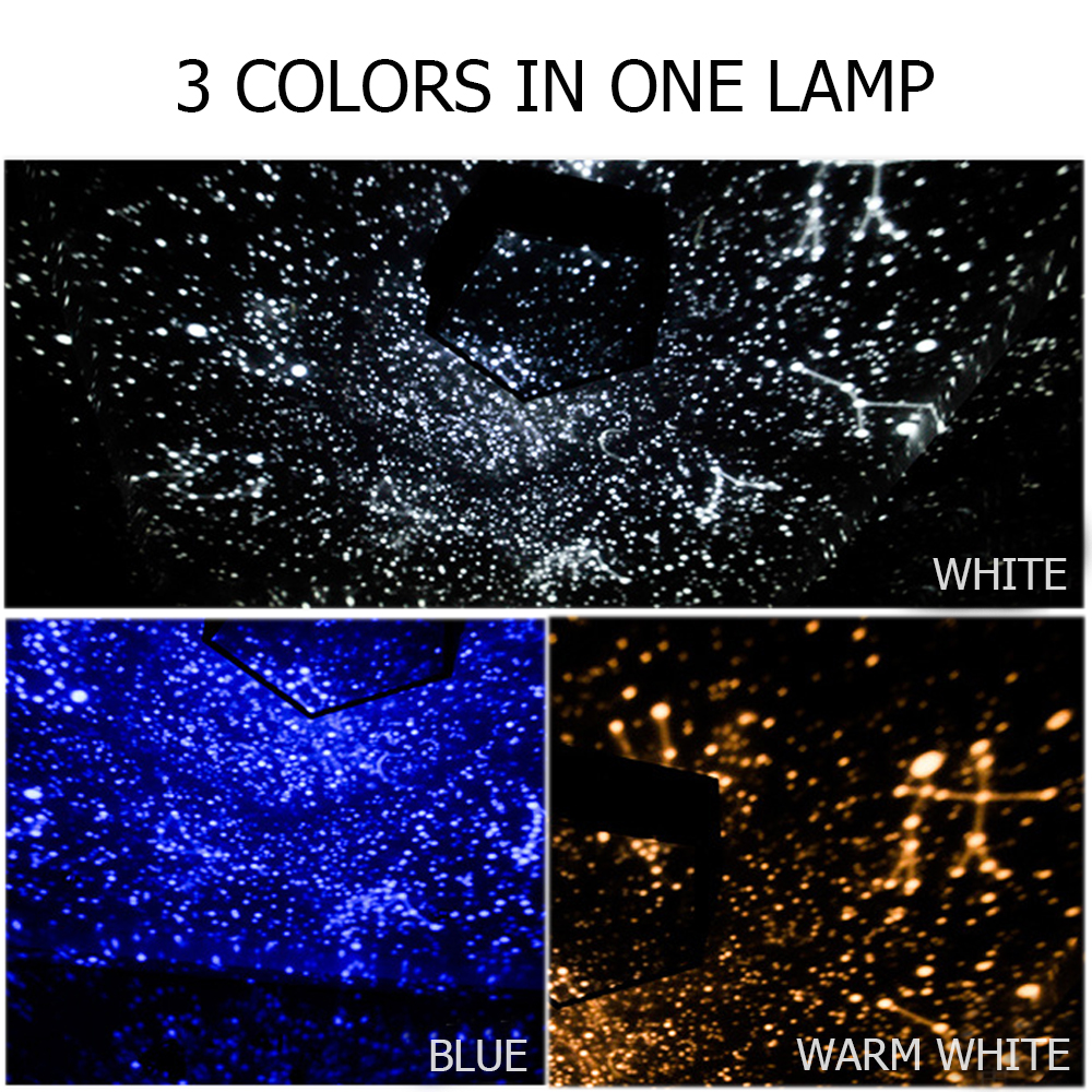 Galaxy Light Projector Nightlights Star Light Space Rechargeable Lamp for Decoration Bedroom Chirstmas Gift Children Night Light_voghion.com