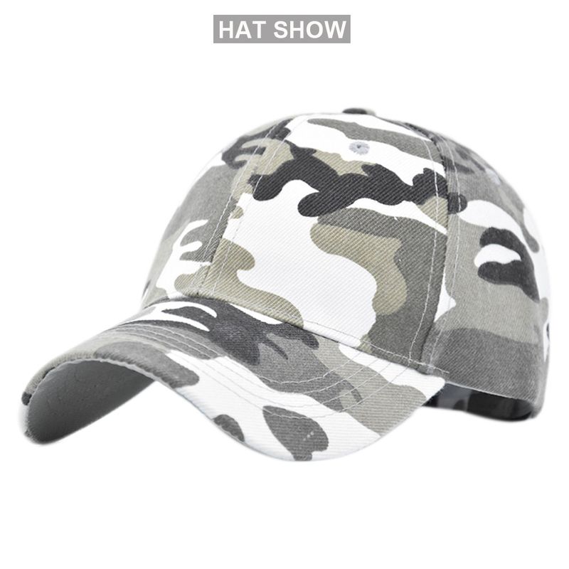 Unisex Camouflage Baseball Cap Breathable Summer Sun Visor Hat_voghion.com