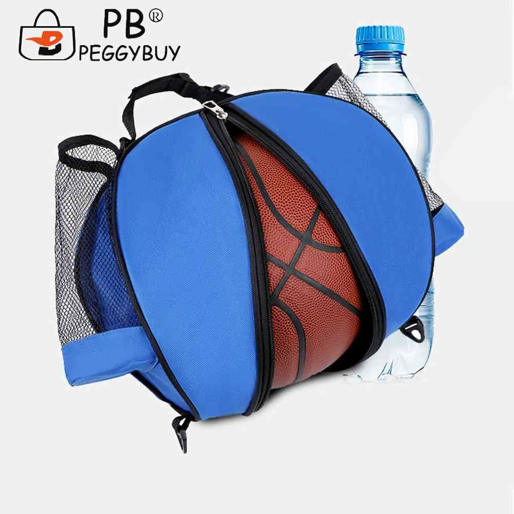 Outdoor Sports Shoulder Soccer Bags Training Equipment Storage Mesh Side Two-way Open Ball Bag Volleyball Basketball_voghion.com