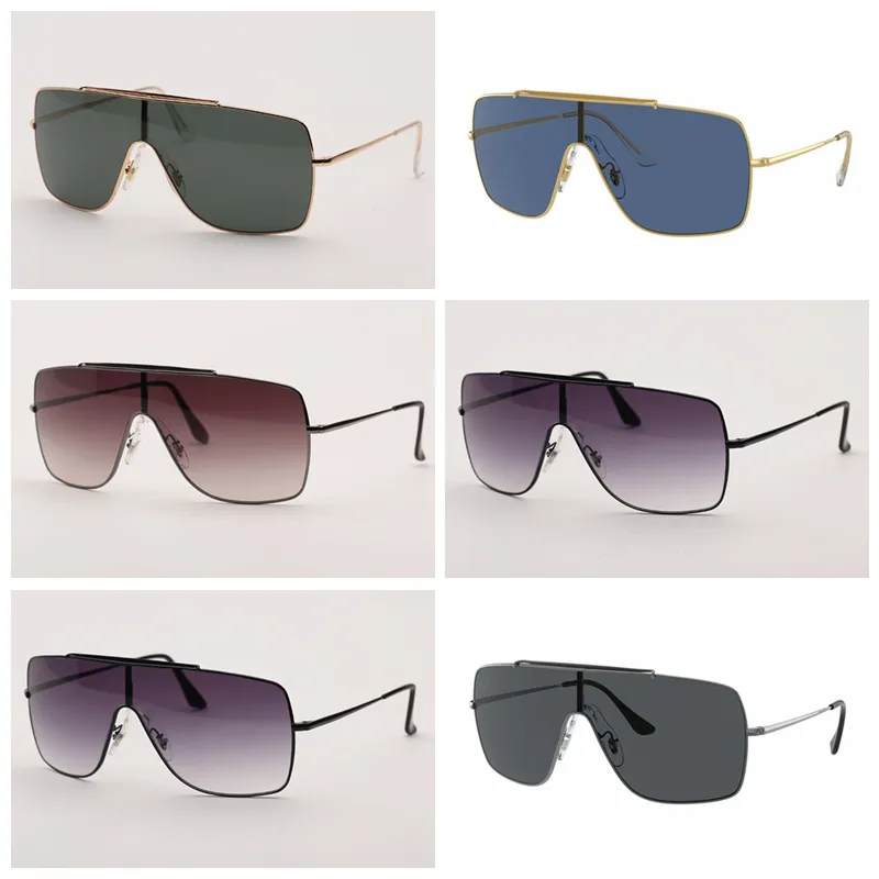 Modne męskie okulary przeciwsłoneczne Okulary przeciwsłoneczne Wings Design dla mężczyzn i kobiet Okulary przeciwsłoneczne do jazdy konnej ze skórzanym etui Czysta ściereczka i_voghion.com