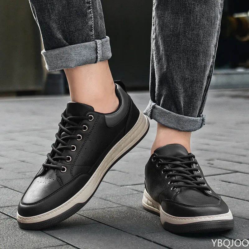 2022 Nuova moda uomo coreano tinta unita casual scarpe con lacci uomo traspirante tela ghiaccio seta panno uomo camminare_voghion.com