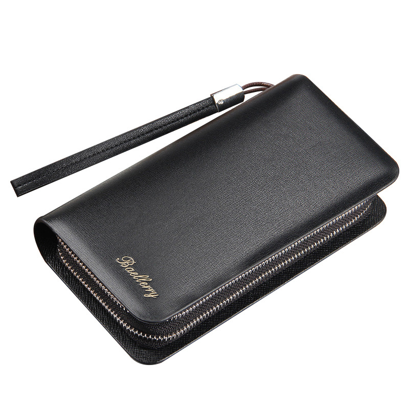 Baellerry neue business casual lange brieftasche männer kupplung doppel-reißverschluss kupplung tasche hersteller großhandel_voghion.com