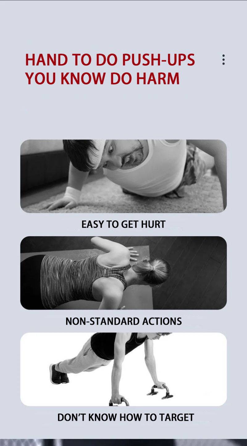 Board Tragbares, multifunktionales, faltbares Trainingsgerät Push-Up-Bar für das Heim-Fitnessstudio-Gerät Bodybuilding Fiess Sports_voghion.com