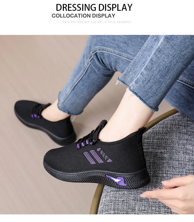 Breathable Running Shoes For Men And Women Versatile Mesh Trainers_voghion.com