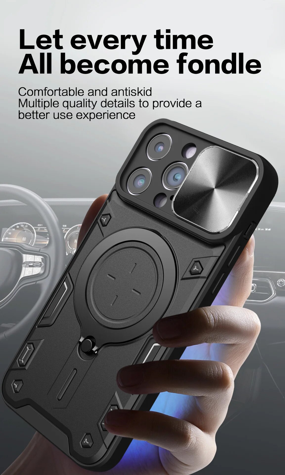 Camera Slide Protect Case For Samsung Galaxy S24 S23 Plus S22 S21 S20 FE Note 20 Ultra Magnetic Ring Holder Phone Cover_voghion.com