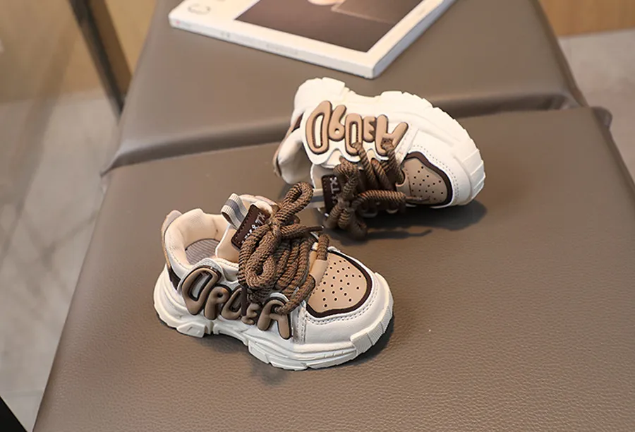 Zapatillas deportivas de color liso para bebé niña, niño pequeño, a la moda, Littlesprouts, tenis para correr para niños, tallas 21-36_voghion.com