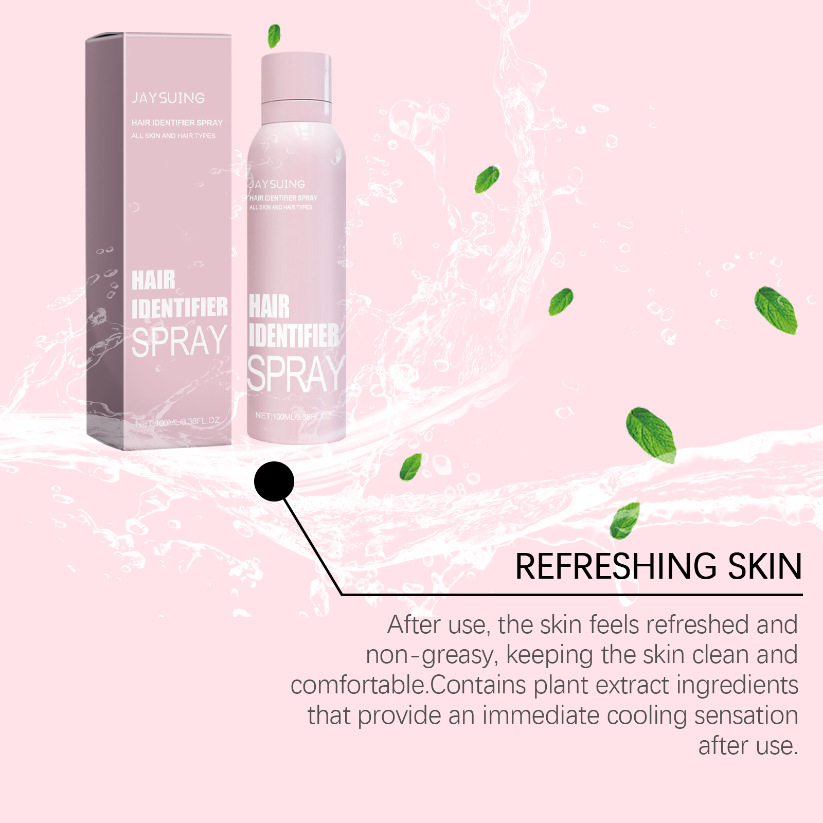 Jaysuing Facial Hair Removal Spray, Easily Softens Hair Facial Cleansing And Gentle Hair Removal Spray_voghion.com