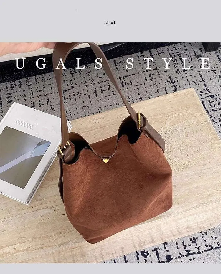 Rudens un ziemas lielas ietilpības Veet Bucket sieviešu rokassoma, dāmu maka, plecu paduses, sieviešu ikdienas kompozītmateriāla soma_voghion.com