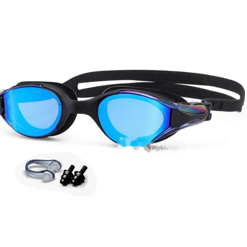 2024 New Waterproof Anti Fog High-definition Small Frame Male And Female Professional Racing Swimming Goggles With Nose_voghion.com