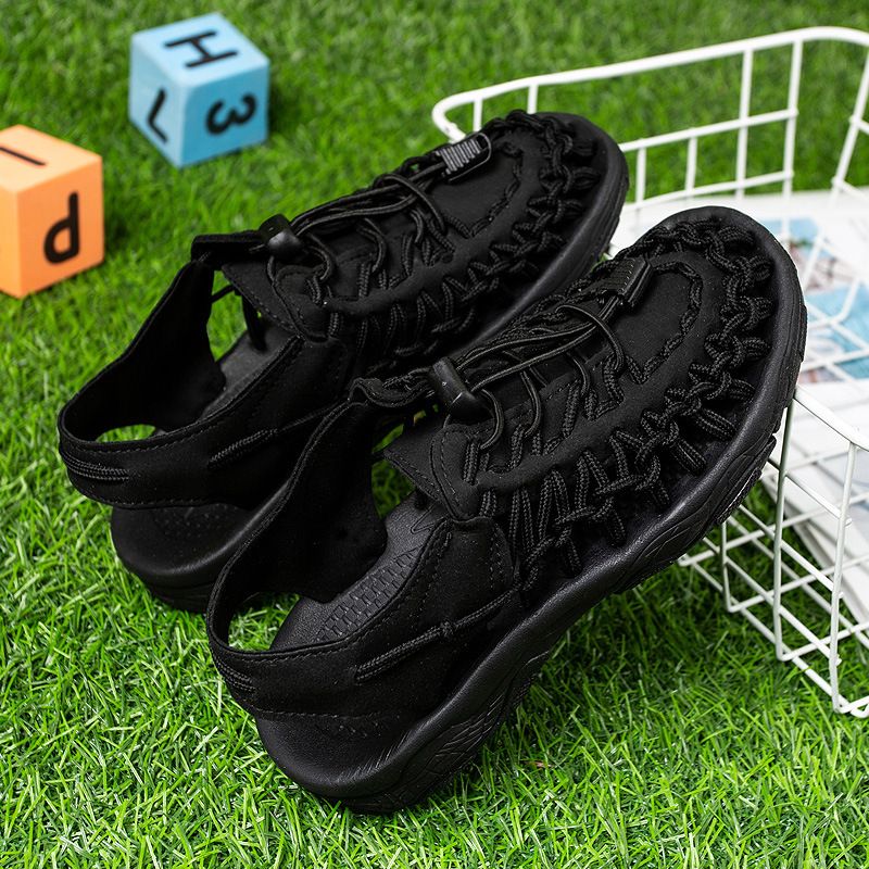2021 New Knitted Shoes for Children's Beach Sandals_voghion.com
