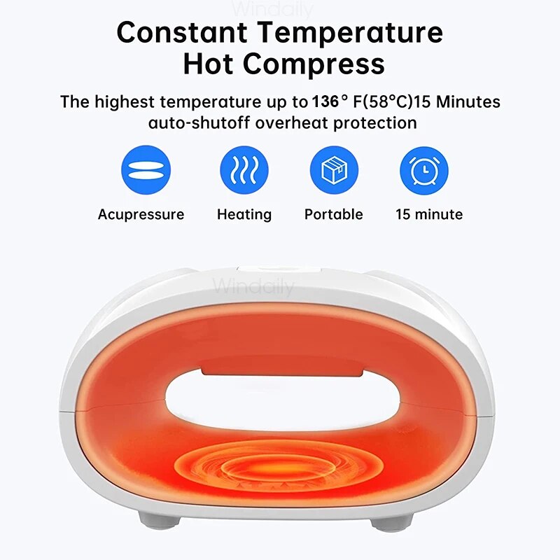 Beauty Care shop Massager Electric Hand Air Pressure Heat Compresses Heating Palm Finger Acupoint Massage Device For Pain Relie ing_voghion.com
