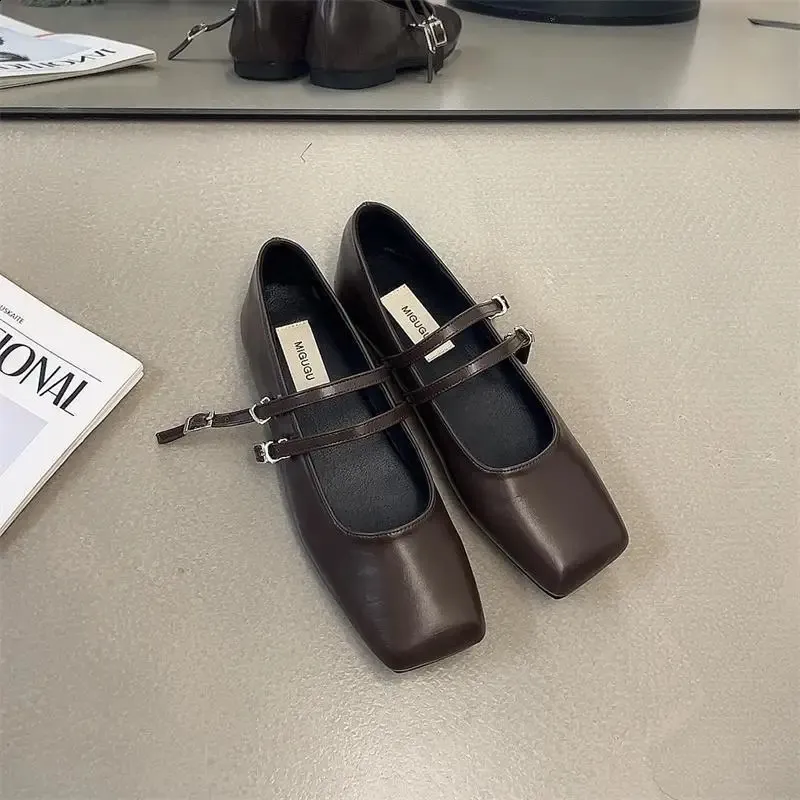 Scarpe mary jane donna basse stile temperamento coreano francese_voghion.com