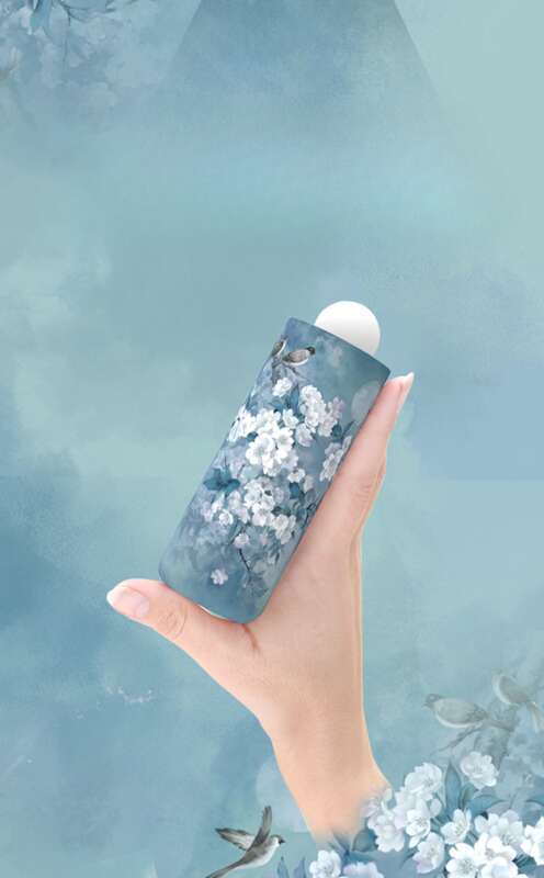New Chinese Style For Shade, Sun UV Protection, Women's Fully Automatic Rain Dual-use, Compact And Portable Folding_voghion.com
