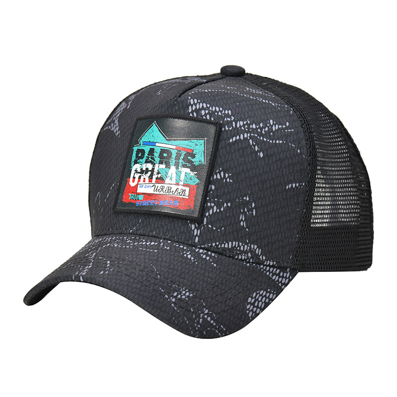 Baseballpet met graffiti borduursel voor dames en heren_voghion.com
